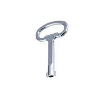Cabinet Key Round Slot Big Silver 2