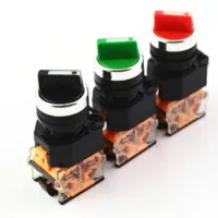 Rotary Switch 3 colours 2 way nc no all